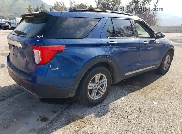 1FMSK7DH8MGA83990 2021 FORD FORD EXPLORER Blue უკანა მარჯვენა
