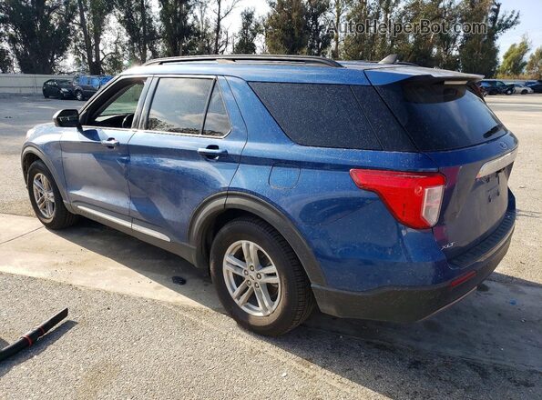 1FMSK7DH8MGA83990 2021 FORD FORD EXPLORER Blue უკანა მარცხენა