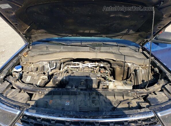 1FMSK7DH8MGA83990 2021 FORD FORD EXPLORER Blue ძრავის განყოფილების ხედი