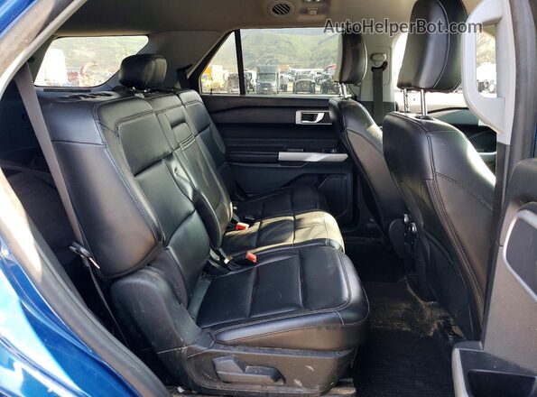 1FMSK7DH8MGA83990 2021 FORD FORD EXPLORER Blue უკანა სალონის ხედი