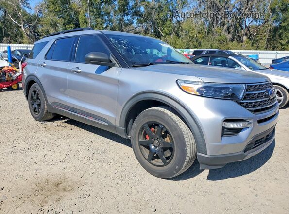 1FMSK7DH8MGA99977 2021 FORD FORD EXPLORER Gray Передня права чверть