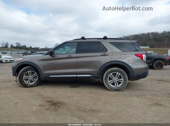 1FMSK8DH1MGB34350 2021 FORD FORD EXPLORER Dark Brown 