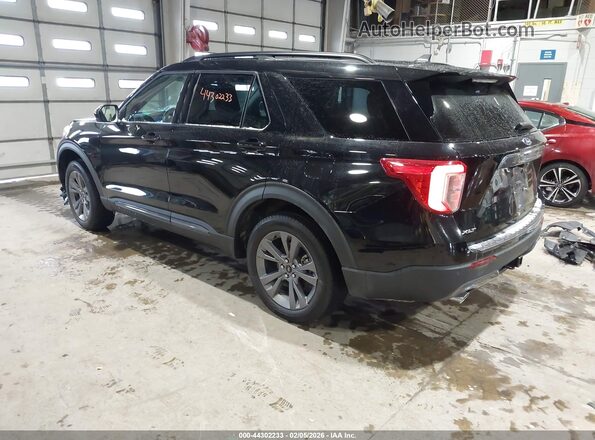 1FMSK8DH3NGB70185 2022 FORD FORD EXPLORER Black Trasero izquierdo