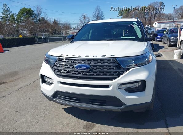 1FMSK8DH3NGC10555 2022 FORD FORD EXPLORER White ხელსაწყოთა პანელის ხედი