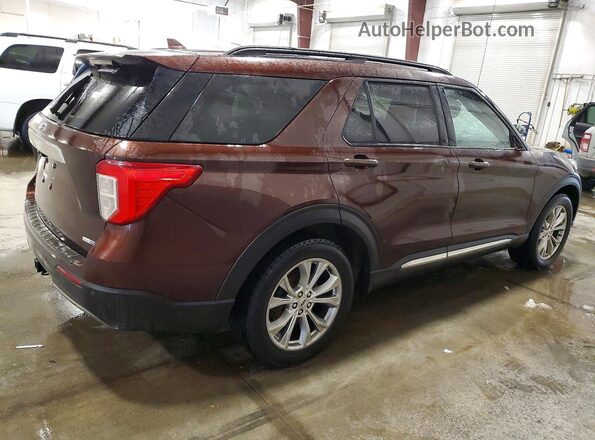 1FMSK8DH5LGA62938 2020 FORD FORD EXPLORER Brown Rear right