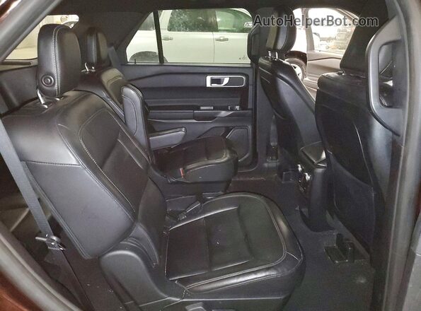 1FMSK8DH5LGA62938 2020 FORD FORD EXPLORER Brown Rear interior view