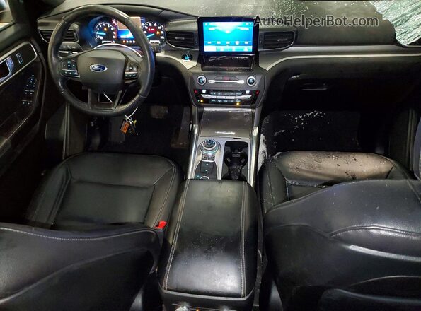 1FMSK8DH5LGA62938 2020 FORD FORD EXPLORER Brown Dashboard view