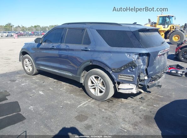 1FMSK8DH5MGC16209 2021 FORD FORD EXPLORER Gray Tył lewy