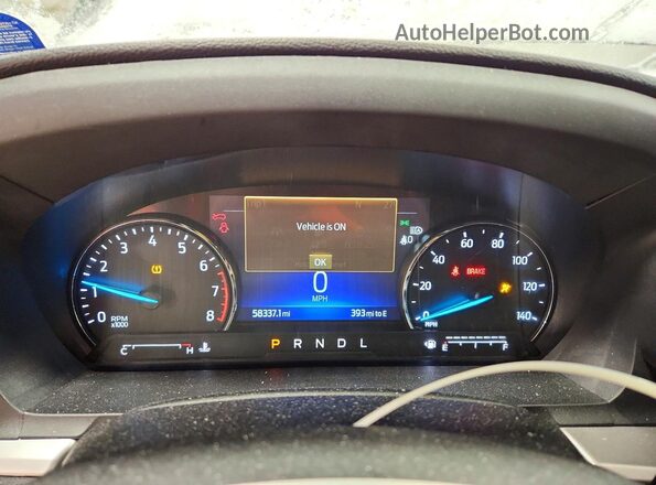 1FMSK8DH5NGA36844 2022 FORD FORD EXPLORER Blue Սարքավորումների վահանակի տեսք