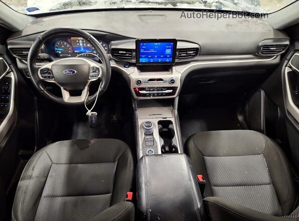 1FMSK8DH5NGA36844 2022 FORD FORD EXPLORER Blue Առջևի վահանակի տեսք
