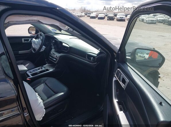1FMSK8DH5PGA69037 2023 FORD FORD EXPLORER Black Front interior view