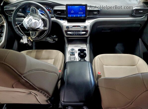 1FMSK8DH6PGA19974 2023 FORD FORD EXPLORER Silver წინა პანელის ხედი