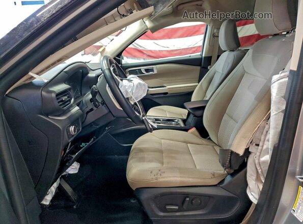 1FMSK8DH6PGA19974 2023 FORD FORD EXPLORER Silver წინა სალონის ხედი