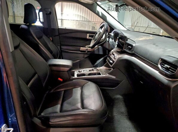 1FMSK8DH7NGA00718 2022 FORD FORD EXPLORER Blue წინა სალონის ხედი