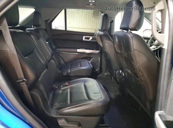 1FMSK8DH7NGA00718 2022 FORD FORD EXPLORER Blue უკანა სალონის ხედი