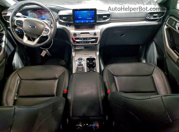 1FMSK8DH7NGA00718 2022 FORD FORD EXPLORER Blue წინა პანელის ხედი