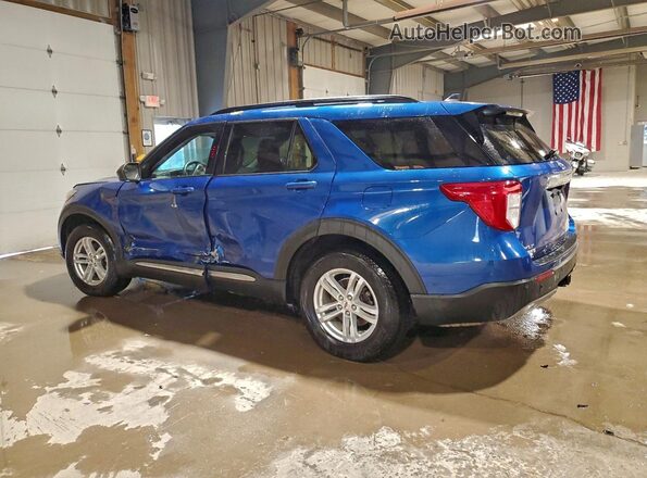 1FMSK8DH7NGA00718 2022 FORD FORD EXPLORER Blue უკანა მარცხენა