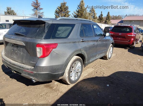 1FMSK8FH5NGA37327 2022 FORD FORD EXPLORER Серый Задняя правая четверть