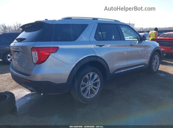 1FMSK8FH5NGA92148 2022 FORD FORD EXPLORER Silver Tył prawy