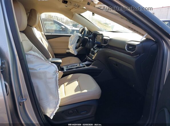 1FMSK8FH5NGA92148 2022 FORD FORD EXPLORER Silver Widok wnętrza z przodu