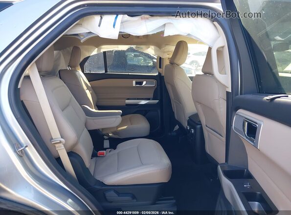 1FMSK8FH5NGA92148 2022 FORD FORD EXPLORER Silver Widok naklejki z numerem VIN