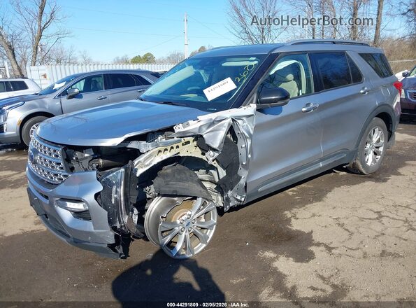 1FMSK8FH5NGA92148 2022 FORD FORD EXPLORER Silver Przód lewy