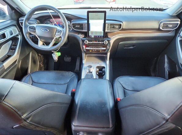 1FMSK8FH6PGC23431 2023 FORD FORD EXPLORER White Dashboard view