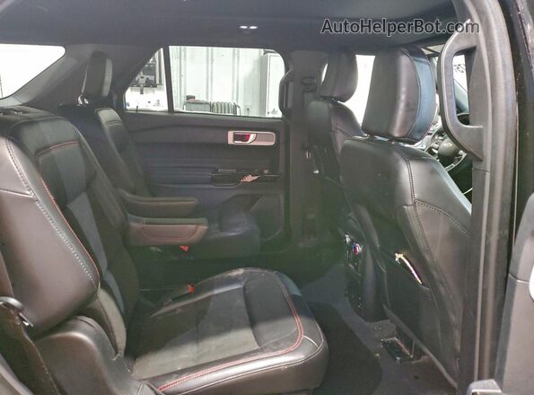 1FMSK8KH4NGB63474 2022 FORD FORD EXPLORER Black Սալոնի հետևի տեսք