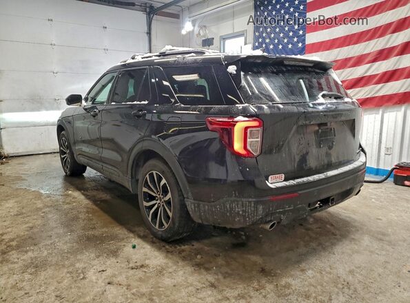 1FMSK8KH4NGB63474 2022 FORD FORD EXPLORER Black Հետևի ձախ