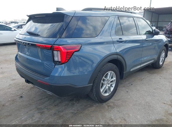 1FMUK7DH0SGC09328 2025 FORD FORD EXPLORER Light Blue Задняя правая четверть