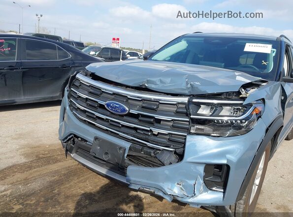 1FMUK7DH0SGC09328 2025 FORD FORD EXPLORER Light Blue Вид спереди