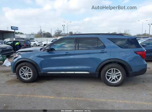 1FMUK7DH0SGC09328 2025 FORD FORD EXPLORER Light Blue Панорамный вид салона 360°