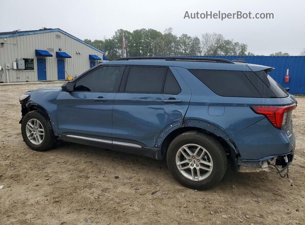 1FMUK7DH9SGC07416 2025 FORD FORD EXPLORER Teal Trasero izquierdo