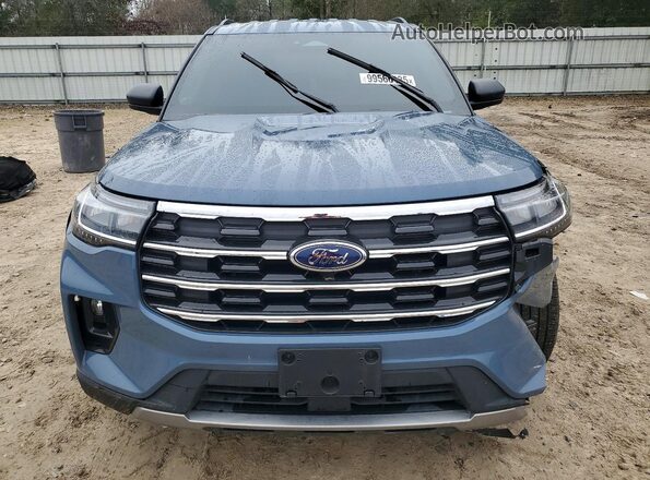 1FMUK7DH9SGC07416 2025 FORD FORD EXPLORER Teal Vista frontal
