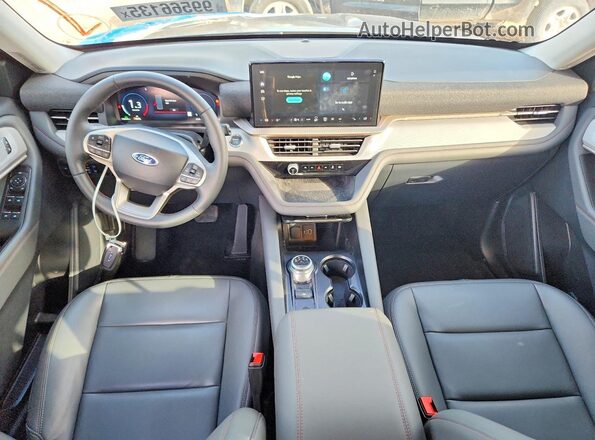 1FMUK7DH9SGC07416 2025 FORD FORD EXPLORER Teal Vista del salpicadero