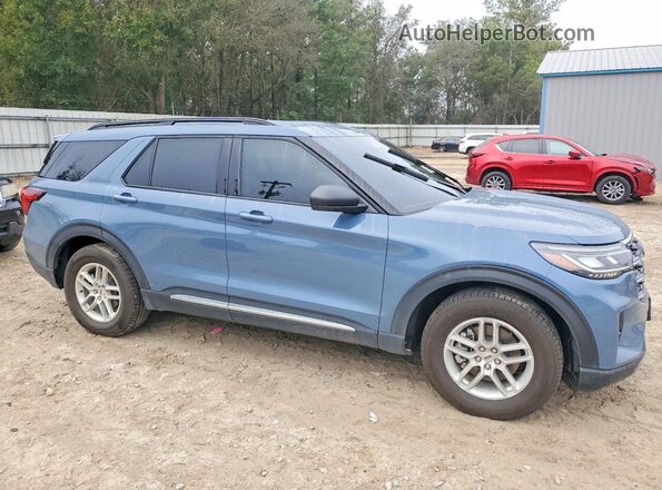 1FMUK7DH9SGC07416 2025 FORD FORD EXPLORER Teal Delantero derecho