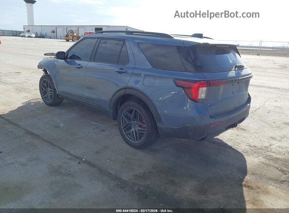 1FMUK8KH5SGA45521 2025 FORD FORD EXPLORER Blue Tył lewy