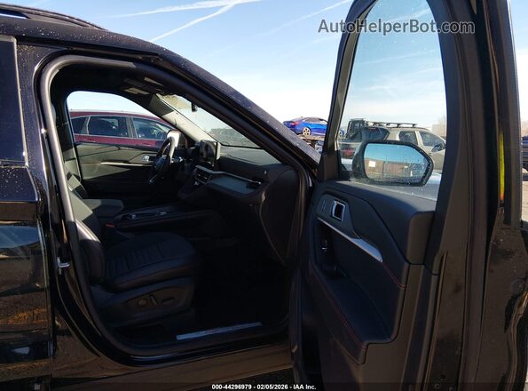 1FMUK8KH8SGC04662 2025 FORD FORD EXPLORER Black წინა სალონის ხედი