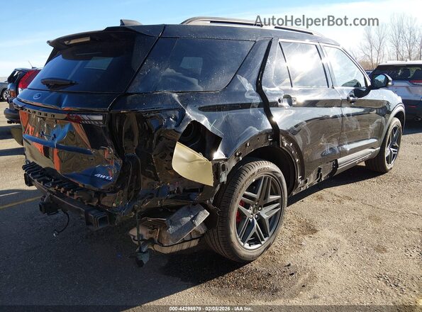 1FMUK8KH8SGC04662 2025 FORD FORD EXPLORER Black უკანა მარჯვენა