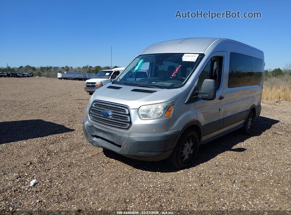 1FMZK1CM3GKB43427 2016 FORD TRANSIT-150 Gray წინა მარცხენა ხედი სამი მეოთხედიდან