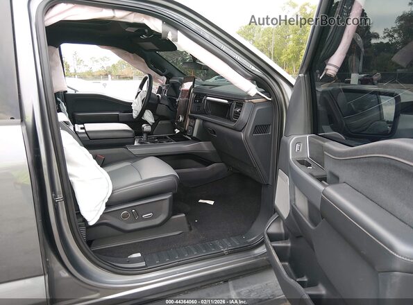 1FT6W5L73SWG16838 2025 FORD F-150 LIGHTNING Gray Սալոնի դիմացի տեսք