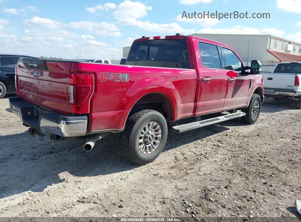 1FT7W2B6XMED18873 2021 FORD F-250 Бордовый Задняя правая четверть