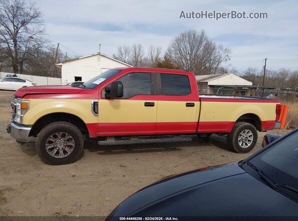 1FT7W2BN4MED54274 2021 FORD F-250 Red Vista interior de 360 grados