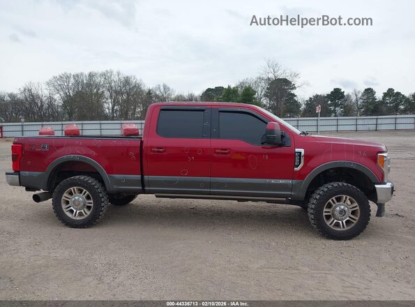 1FT7W2BT1KEC30085 2019 FORD F-250 Burgundy Вид задньої частини салону
