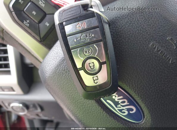 1FT7W2BT1KEC30085 2019 FORD F-250 Burgundy Вид панелі приладів