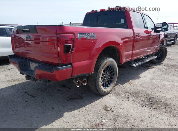 1FT7W2BT1LED15901 2020 FORD F-250 Red Задня права чверть