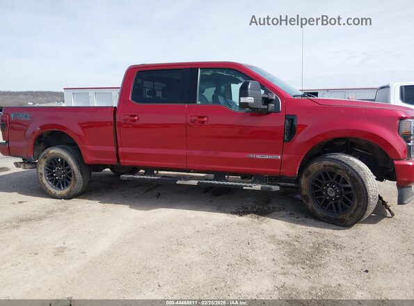 1FT7W2BT1LED15901 2020 FORD F-250 Red Панорамний вид салону 360°