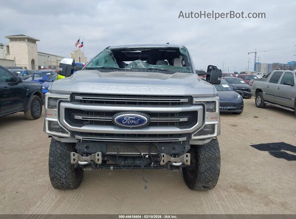 1FT7W2BT1MEC26413 2021 FORD F-250 Gray Вид задньої частини салону