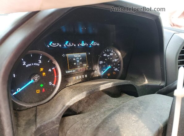 1FT7W2BT2LEE16817 2020 FORD F250 Blue Instrument cluster view