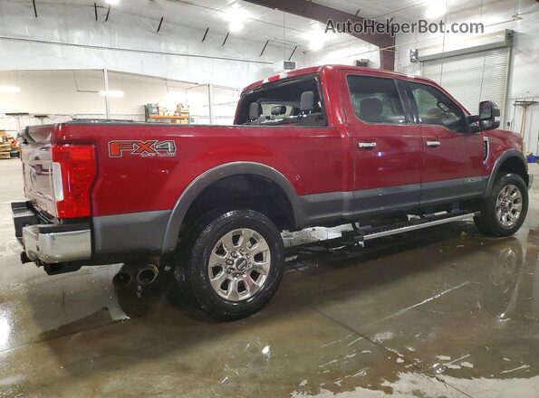 1FT7W2BT4HEE79313 2017 FORD F250 Red Trasero derecho
